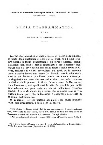 Il morgagni giornale indirizzato al progresso della medicina. Parte 1., Archivio o Memorie originali