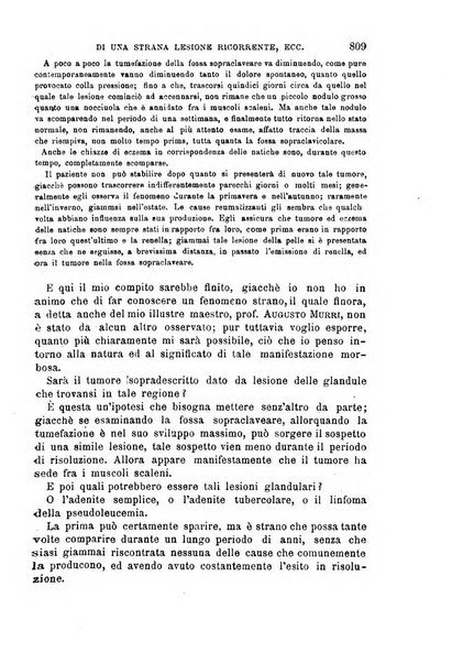 Il morgagni giornale indirizzato al progresso della medicina. Parte 1., Archivio o Memorie originali