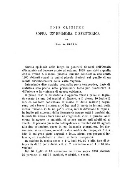 Il morgagni giornale indirizzato al progresso della medicina. Parte 1., Archivio o Memorie originali