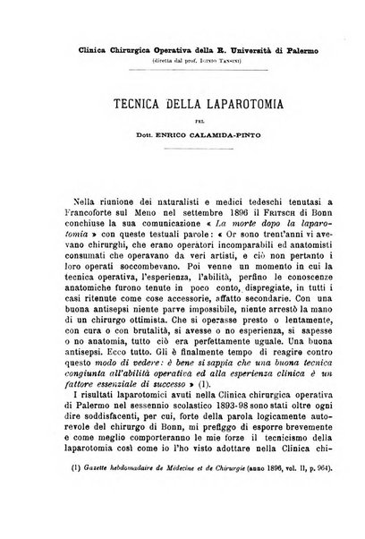 Il morgagni giornale indirizzato al progresso della medicina. Parte 1., Archivio o Memorie originali