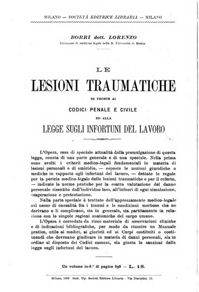 Il morgagni giornale indirizzato al progresso della medicina. Parte 1., Archivio o Memorie originali