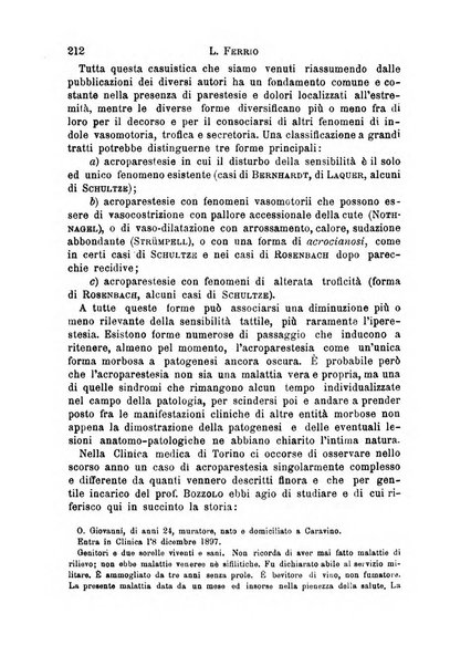 Il morgagni giornale indirizzato al progresso della medicina. Parte 1., Archivio o Memorie originali