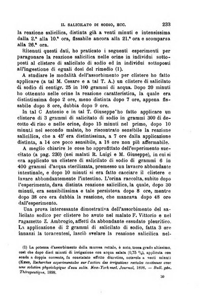 Il morgagni giornale indirizzato al progresso della medicina. Parte 1., Archivio o Memorie originali