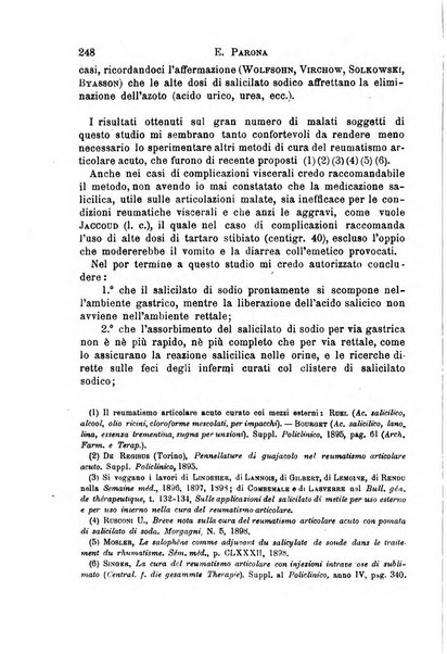 Il morgagni giornale indirizzato al progresso della medicina. Parte 1., Archivio o Memorie originali