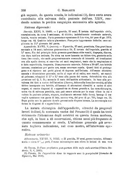 Il morgagni giornale indirizzato al progresso della medicina. Parte 1., Archivio o Memorie originali