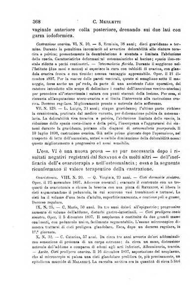 Il morgagni giornale indirizzato al progresso della medicina. Parte 1., Archivio o Memorie originali