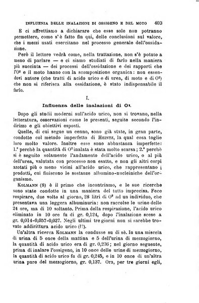 Il morgagni giornale indirizzato al progresso della medicina. Parte 1., Archivio o Memorie originali