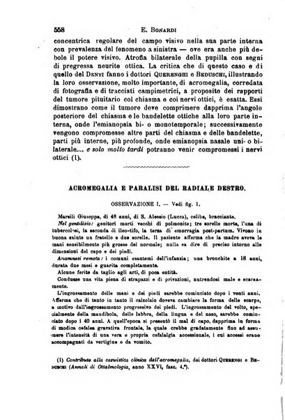 Il morgagni giornale indirizzato al progresso della medicina. Parte 1., Archivio o Memorie originali