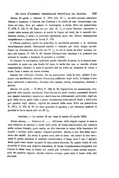 Il morgagni giornale indirizzato al progresso della medicina. Parte 1., Archivio o Memorie originali