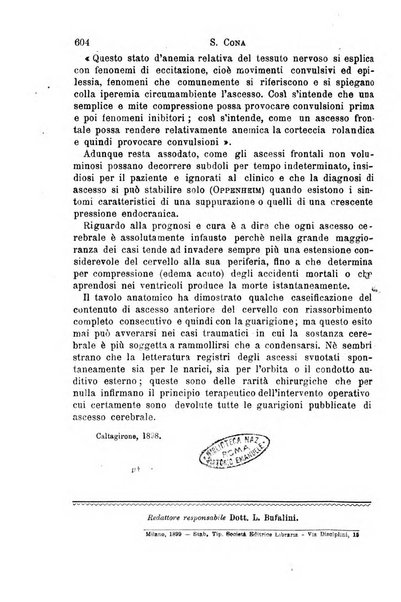 Il morgagni giornale indirizzato al progresso della medicina. Parte 1., Archivio o Memorie originali