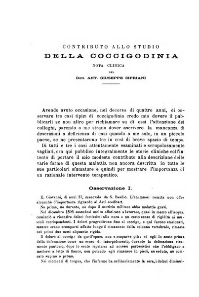 Il morgagni giornale indirizzato al progresso della medicina. Parte 1., Archivio o Memorie originali