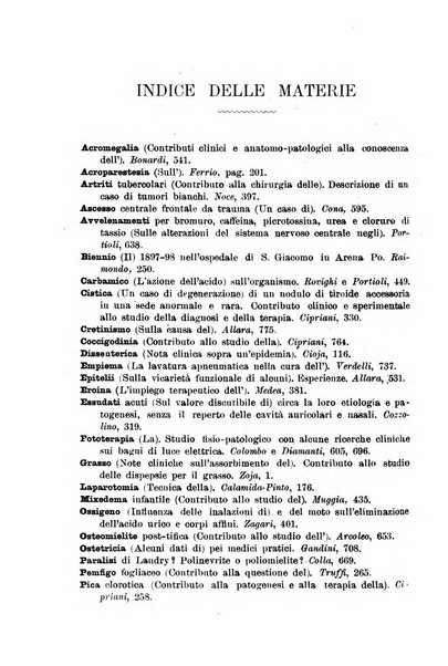 Il morgagni giornale indirizzato al progresso della medicina. Parte 1., Archivio o Memorie originali