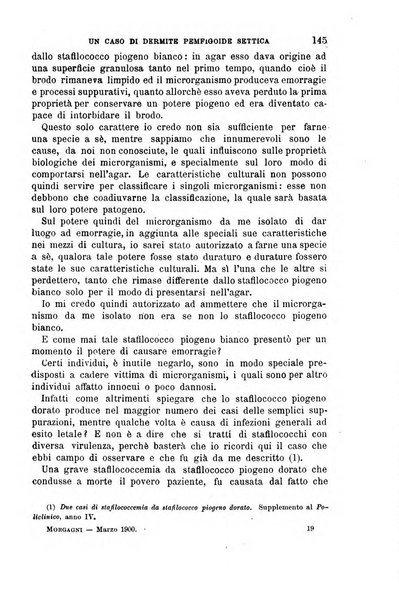 Il morgagni giornale indirizzato al progresso della medicina. Parte 1., Archivio o Memorie originali