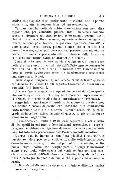 Il morgagni giornale indirizzato al progresso della medicina. Parte 1., Archivio o Memorie originali