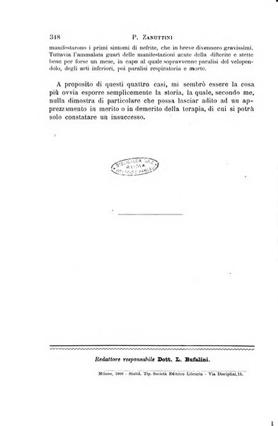 Il morgagni giornale indirizzato al progresso della medicina. Parte 1., Archivio o Memorie originali