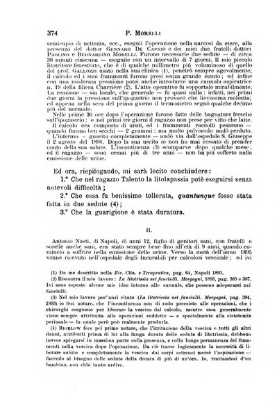 Il morgagni giornale indirizzato al progresso della medicina. Parte 1., Archivio o Memorie originali