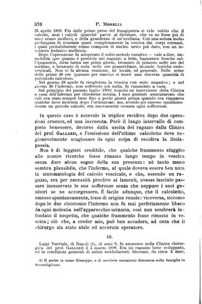 Il morgagni giornale indirizzato al progresso della medicina. Parte 1., Archivio o Memorie originali