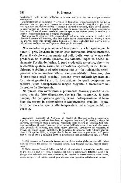 Il morgagni giornale indirizzato al progresso della medicina. Parte 1., Archivio o Memorie originali