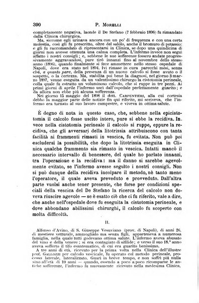 Il morgagni giornale indirizzato al progresso della medicina. Parte 1., Archivio o Memorie originali