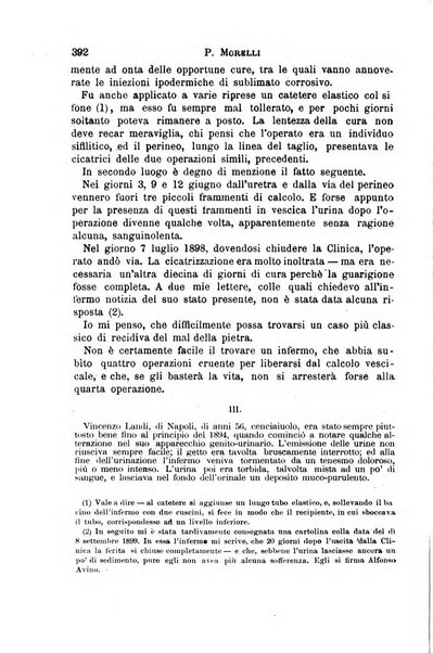 Il morgagni giornale indirizzato al progresso della medicina. Parte 1., Archivio o Memorie originali