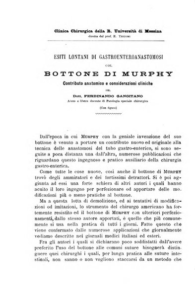 Il morgagni giornale indirizzato al progresso della medicina. Parte 1., Archivio o Memorie originali