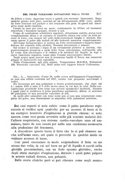 Il morgagni giornale indirizzato al progresso della medicina. Parte 1., Archivio o Memorie originali