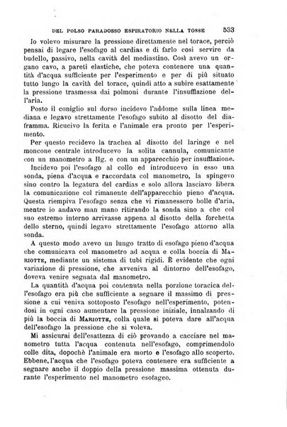 Il morgagni giornale indirizzato al progresso della medicina. Parte 1., Archivio o Memorie originali