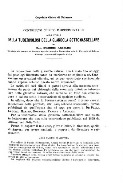 Il morgagni giornale indirizzato al progresso della medicina. Parte 1., Archivio o Memorie originali