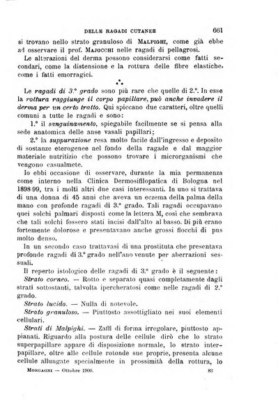 Il morgagni giornale indirizzato al progresso della medicina. Parte 1., Archivio o Memorie originali