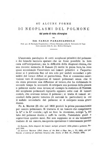 Il morgagni giornale indirizzato al progresso della medicina. Parte 1., Archivio o Memorie originali