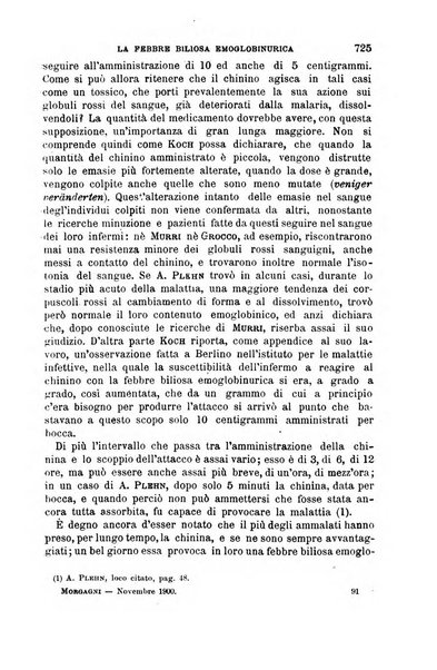 Il morgagni giornale indirizzato al progresso della medicina. Parte 1., Archivio o Memorie originali