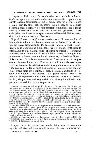 Il morgagni giornale indirizzato al progresso della medicina. Parte 1., Archivio o Memorie originali