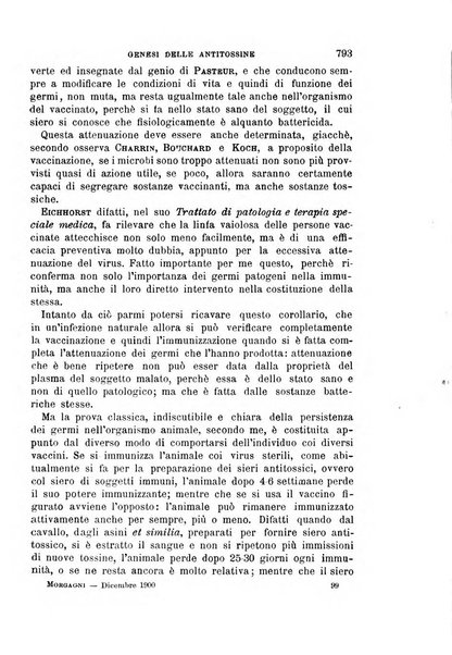 Il morgagni giornale indirizzato al progresso della medicina. Parte 1., Archivio o Memorie originali