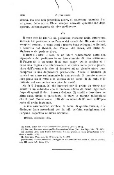 Il morgagni giornale indirizzato al progresso della medicina. Parte 1., Archivio o Memorie originali