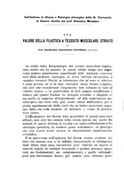 Il morgagni giornale indirizzato al progresso della medicina. Parte 1., Archivio o Memorie originali