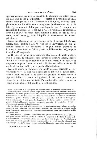 Il morgagni giornale indirizzato al progresso della medicina. Parte 1., Archivio o Memorie originali