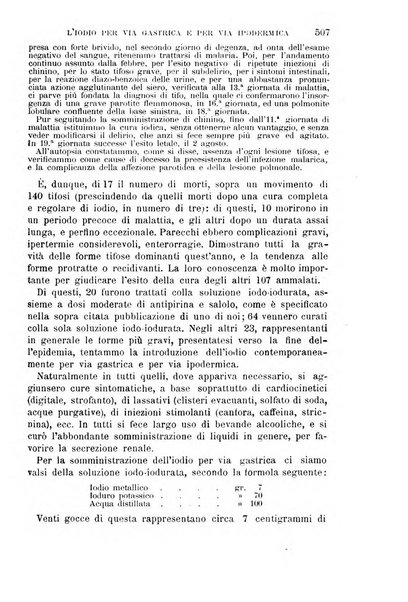 Il morgagni giornale indirizzato al progresso della medicina. Parte 1., Archivio o Memorie originali