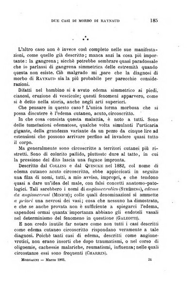 Il morgagni giornale indirizzato al progresso della medicina. Parte 1., Archivio o Memorie originali