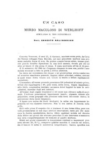 Il morgagni giornale indirizzato al progresso della medicina. Parte 1., Archivio o Memorie originali