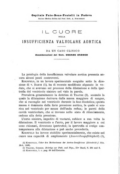 Il morgagni giornale indirizzato al progresso della medicina. Parte 1., Archivio o Memorie originali