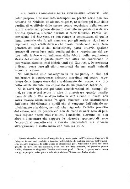 Il morgagni giornale indirizzato al progresso della medicina. Parte 1., Archivio o Memorie originali