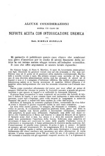 Il morgagni giornale indirizzato al progresso della medicina. Parte 1., Archivio o Memorie originali