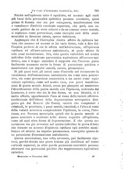 Il morgagni giornale indirizzato al progresso della medicina. Parte 1., Archivio o Memorie originali