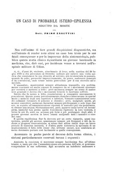 Il morgagni giornale indirizzato al progresso della medicina. Parte 1., Archivio o Memorie originali