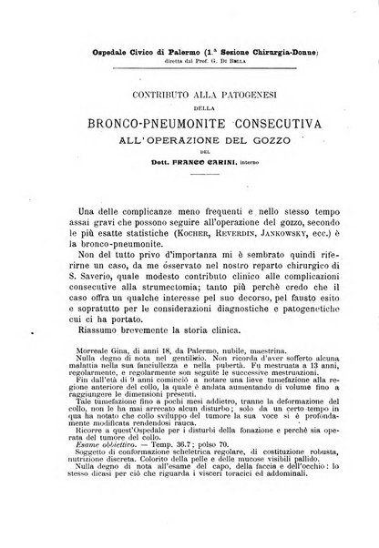 Il morgagni giornale indirizzato al progresso della medicina. Parte 1., Archivio o Memorie originali