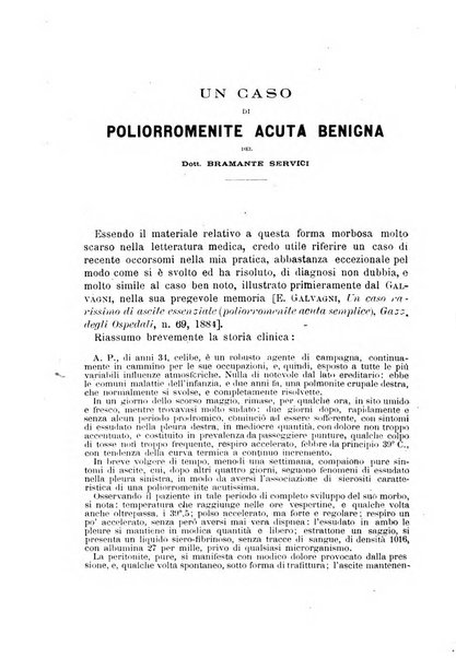 Il morgagni giornale indirizzato al progresso della medicina. Parte 1., Archivio o Memorie originali