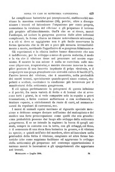 Il morgagni giornale indirizzato al progresso della medicina. Parte 1., Archivio o Memorie originali