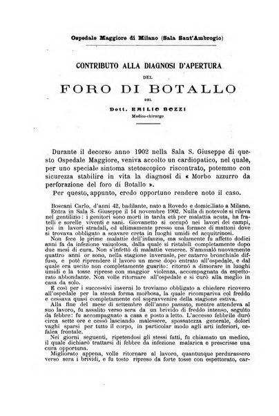 Il morgagni giornale indirizzato al progresso della medicina. Parte 1., Archivio o Memorie originali