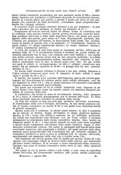 Il morgagni giornale indirizzato al progresso della medicina. Parte 1., Archivio o Memorie originali