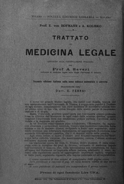 Il morgagni giornale indirizzato al progresso della medicina. Parte 1., Archivio o Memorie originali